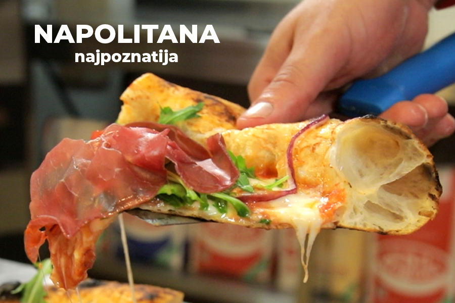 Napolitana — presek testa